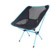 Portable Folding Camping Stool Chair Seat for Fishing Festival Picnic BBQ Beach with Bag Blue