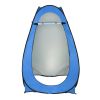 1-2 Person Portable Pop Up Toilet Shower Tent Changing Room Dressing Tent Camping Shelter Blue