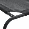 Elevated Dog Bed Black S Textilene