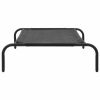 Elevated Dog Bed Black L Textilene