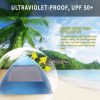 2-3 Person Beach Tent Pop Up Sun Shelter Tent Automatic Umbrella Fishing Camping