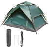 Double Deck Waterproof Pop Up Tent for Hiking Portable Automatic Tent for Camping 4 Person