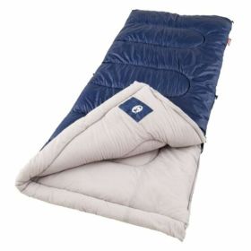 Coleman Sunridge 75x33 Inch Rectangle Sleeping Bag Blue