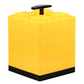 Camco FasTen Leveling Blocks w/T-Handle - 2x2 *10-Pack (Color: Yellow)