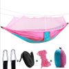 Camping Hammock with Mosquito Net Ultralight Portable Nylon Outdoor Windproof Anti-Mosquito Swing Sleeping Hammock