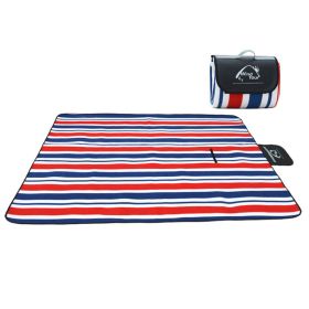 Outdoor Picnic Mat Camping Baby Climb Plaid Blanket Beach Waterproof Moistureproof Picnic Blanket Baby Mat Camping Mat from (Color: Red white)