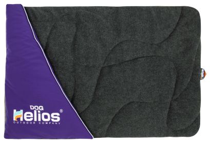 Dog Helios Â® 'Expedition' Sporty Travel Camping Pillow Dog Bed (Color: Purple / Black)