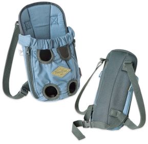 Touchdog Â® 'Wiggle-Sack' Fashion Designer Front and Backpack Dog Carrier (Color: Blue)