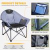 Oversized Camping Chairs,Folding Patio Padded Lawn Chair with Carrying Bag,Lightweight Ergonomic Outdoor Lounge Chair for Picnic Fishing,Max 400lbs