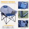 Oversized Camping Chairs,Folding Patio Padded Lawn Chair with Carrying Bag,Lightweight Ergonomic Outdoor Lounge Chair for Picnic Fishing,Max 400lbs